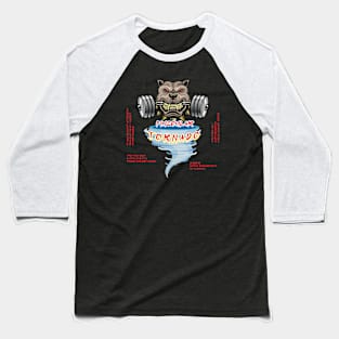 Gym Boy Passion - Muscular Tornado Baseball T-Shirt